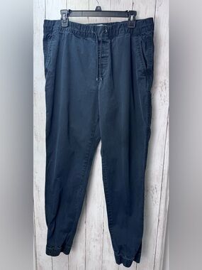 Old Navy Drawstring Black Modern Jogger Pants size Large tall